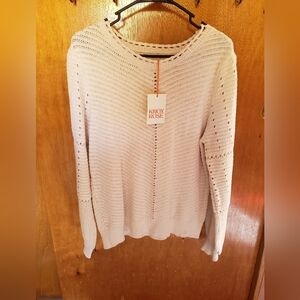 Knox Rose Light Beige Women's Crew Neck Sweater